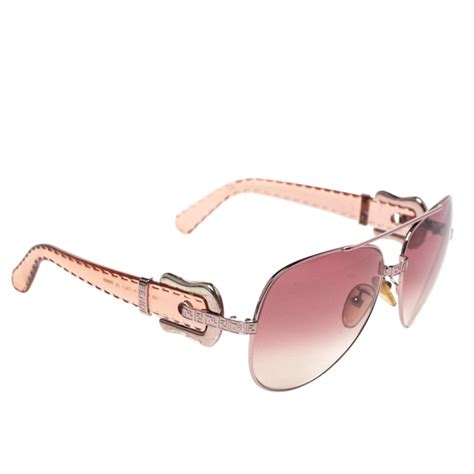 fendi sonnenbrille fs411|FENDI Buckle Aviator Sunglasses FS411 Gold .